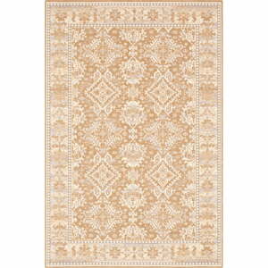 Svetlohnedý vlnený koberec 133x180 cm Carol – Agnella