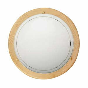 LED stropné svietidlo so skleneným tienidlom v bielo-prírodnej farbe ø 30 cm Pine – Candellux Lighting