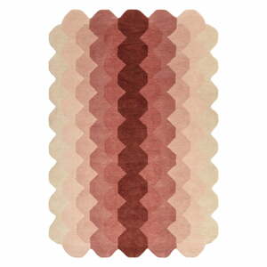 Ružový vlnený koberec 200x290 cm Hive – Asiatic Carpets