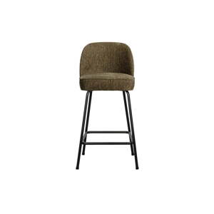 Kaki zamatová barová stolička 89 cm Vogue – BePureHome