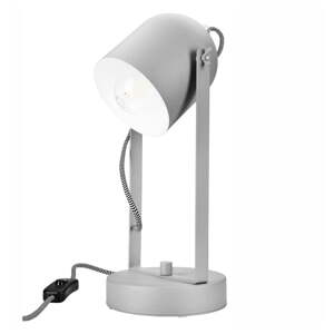 Sivá stolová lampa - LAMKUR