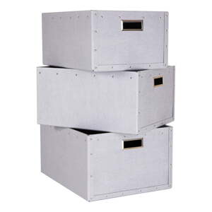 Kartónové úložné boxy v súprave 3 ks s vekom Ture – Bigso Box of Sweden