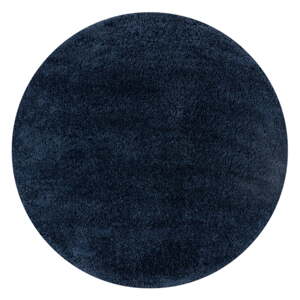 Tmavomodrý okrúhly koberec 133x133 cm – Flair Rugs