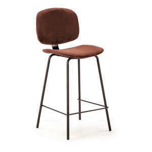 Vínovočervené barové stoličky v súprave 2 ks (výška sedadla 64 cm) Arus – Marckeric
