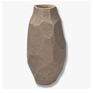 Béžová váza z polyresinu 18 cm Nuki - Mette Ditmer Denmark