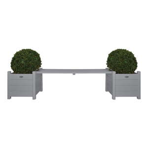 Sivá drevená záhradná lavica – Esschert Design