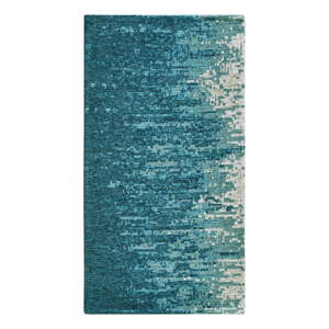 Modrý umývateľný behúň 55x140 cm Tamigi Azzurro – Floorita
