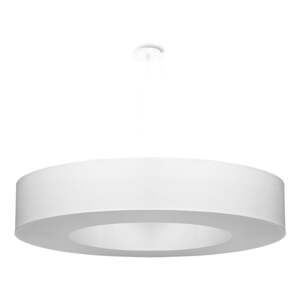 Biele závesné svietidlo s textilným tienidlom ø 90 cm Galata – Nice Lamps