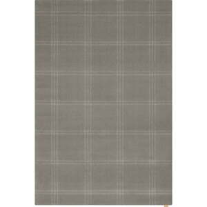 Svetlosivý vlnený koberec 160x240 cm Calisia M Grid Prime – Agnella