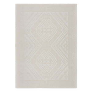 Krémovobiely prateľný koberec zo ženilky 80x160 cm Jaipur – Flair Rugs