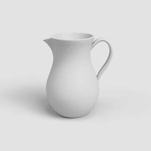 Biela keramická ručne vyrobená váza (výška  30 cm) Harmonia – Artevasi
