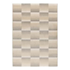 Sivý/krémovobiely koberec 133x190 cm Sensation – Universal