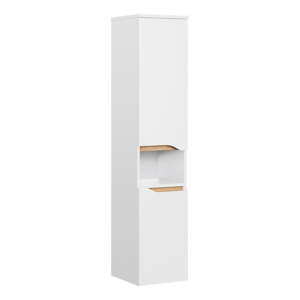 Biela vysoká/závesná kúpeľňová skrinka 30x141 cm Set 857 – Pelipal