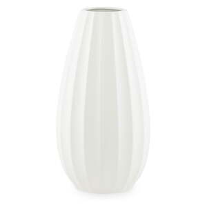 Krémovobiela keramická váza (výška 33,5 cm) Cob – AmeliaHome