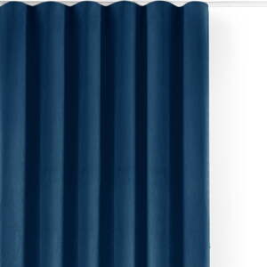 Modrý zamatový dimout záves 200x270 cm Velto – Filumi