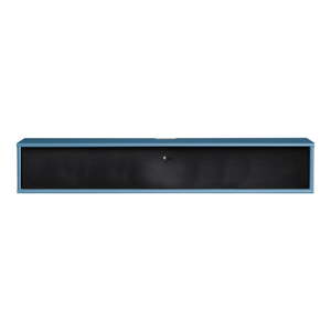 Čierny/modrý TV stolík 133x22 cm Mistral – Hammel Furniture
