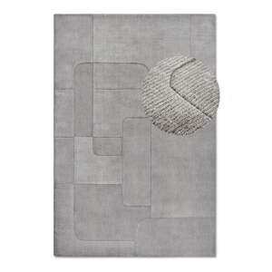 Sivý ručne tkaný vlnený koberec 190x280 cm Charlotte – Villeroy&Boch