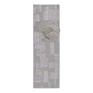 Sivý ručne tkaný vlnený behúň 80x250 cm Wilhelmine – Villeroy&Boch