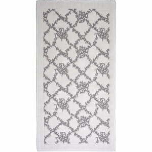Sivo-béžový bavlnený koberec Vitaus Sarmasik, 80 × 150 cm