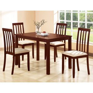 Stôl + 4 stoličky MALAGA lak čerešňa