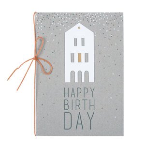 Räder Papierové prianie k narodeninám LITTLE HOUSE HAPPY BIRTHDAY
