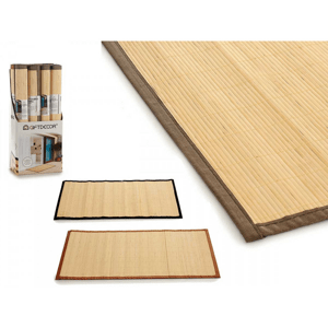Bambusový protišmykový koberec BAMBOO ANTISLIP BROWN 50x80 cm