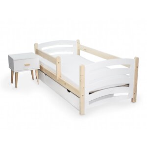 Detská posteľ Mela 80x160 cm Rošt: S lamelovým roštom, Matrac: Bez matraca