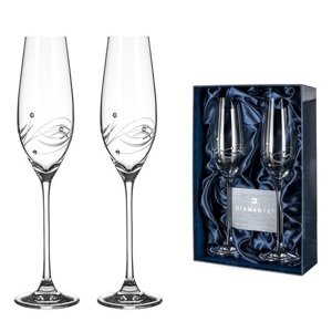 Diamante poháre na šampanské Lunar s kryštály Swarovski 210 ml 2KS