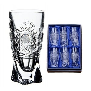 Onte Crystal Bohemia Crystal ručne brúsené poháre na destiláty Quadro 500pk 50 ml 6KS