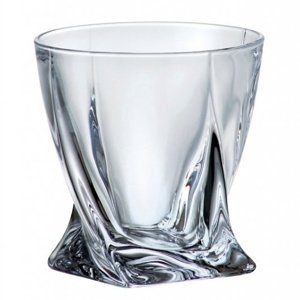 Crystalite Bohemia poháre na whisky Quadro 340 ml 6KS