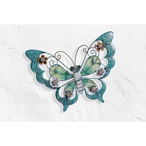 Magnet 3Pagen Dekorácia "Motýľ" nebeská modrá