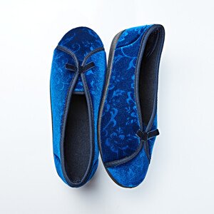 Magnet 3Pagen Zamatové papuče modrá 38