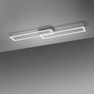 Stropné LED svetlo Iven oceľ stmieva 101,6x19,8 cm