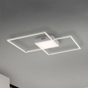 Stropné LED svetlo Asmin, CCT, oceľ, 60x60 cm