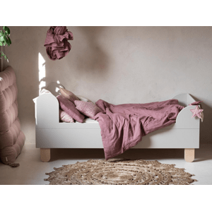 Wood Luck Detská jednolôžková posteľ s dvoma čelami BASIC Zvoľte farbu: Kašmírová, Zvoľte rozmer: 90x200 cm