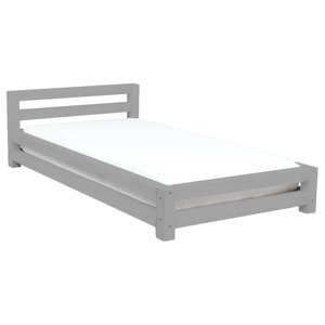 Benlemi Jednolôžková posteľ MODERN Zvoľte farbu: Tmavo sivá, Rozmer: 80 x 200 cm