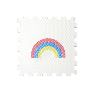 Vylen Penová hracia podlaha DÚHA do detskej izby Zvoľte farbu: Biela s farebnou dúhou
