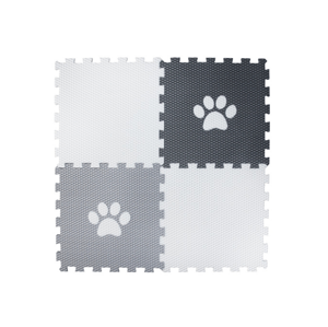 Vylen Penová puzzle podložka pre psov TLAPKA zo 4 podlahových dielov Zvoľte farbu: Biela