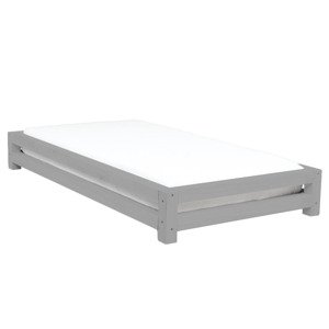 Benlemi Jednolôžková posteľ JAPA Zvoľte farbu: Tmavo sivá, Rozmer: 80 x 200 cm