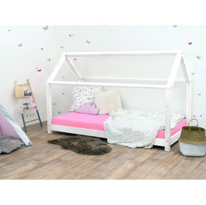 Benlemi Detská posteľ domček TERY bez bočnice Zvoľte farbu: Biela, Rozmer: 120x180 cm