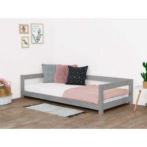 Benlemi Detská posteľ STUDY Zvoľte farbu: Tmavo sivá, Rozmer: 120x180 cm