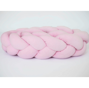 SenLove Zamatový mantinel pletený do vrkoča z 3 prameňov Zvoľte farbu: Ružová, Rozmer: 210 cm