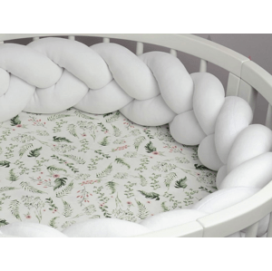 SenLove Zamatový mantinel pletený do vrkoča z 3 prameňov Zvoľte farbu: Biela, Rozmer: 420 cm