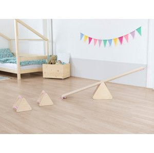 Benlemi Montessori balanční set pre deti TRIΔNGLES Zvoľte farbu: Ružová