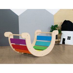 Benlemi Detská Montessori balančná hojdačka YUPEE Zvoľte farbu: Farebná dúha