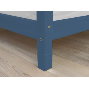 Benlemi Súprava prídavných nôh postele FOOTS Zvoľte farbu: Námornícka modrá, Varianta: Pre nočný stolík NANOC (2 ks), Rozmer: 10 cm