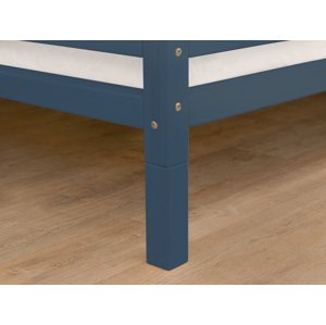 Benlemi Súprava prídavných nôh postele FOOTS Zvoľte farbu: Námornícka modrá, Varianta: Pre nočný stolík NANOC (2 ks), Rozmer: 20 cm