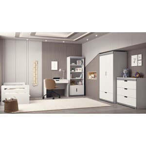 Benlemi Detská izba TOMI v bielej farbe Rozmer: 80x160 cm, Matrac: Penový matrac, Šuplík: Bez šuplíka
