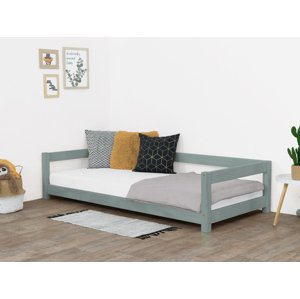 Benlemi Jednolôžková posteľ STUDY 120x200 cm + matrac METROPOLIS Zvoľte farbu: Šalviová zelená