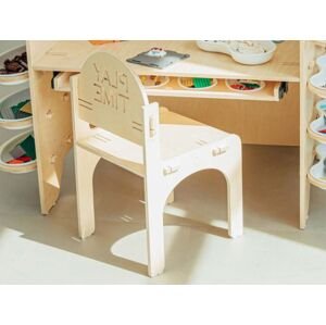 Myminihome Drevená stolička PLAY TIME do detskej izby Zvoľte farbu: Béžová